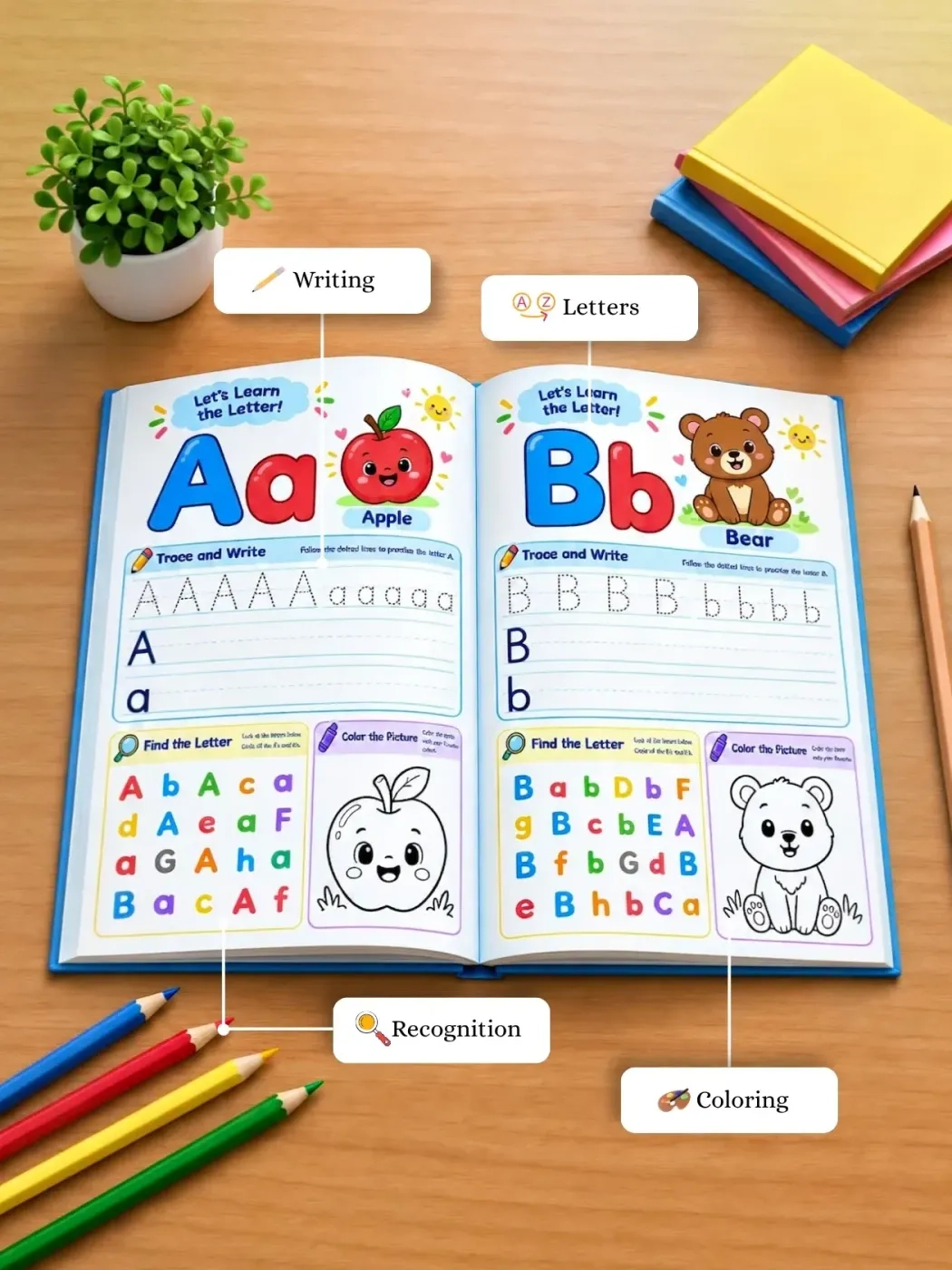 My first Alphabet Writing Work Book 2
