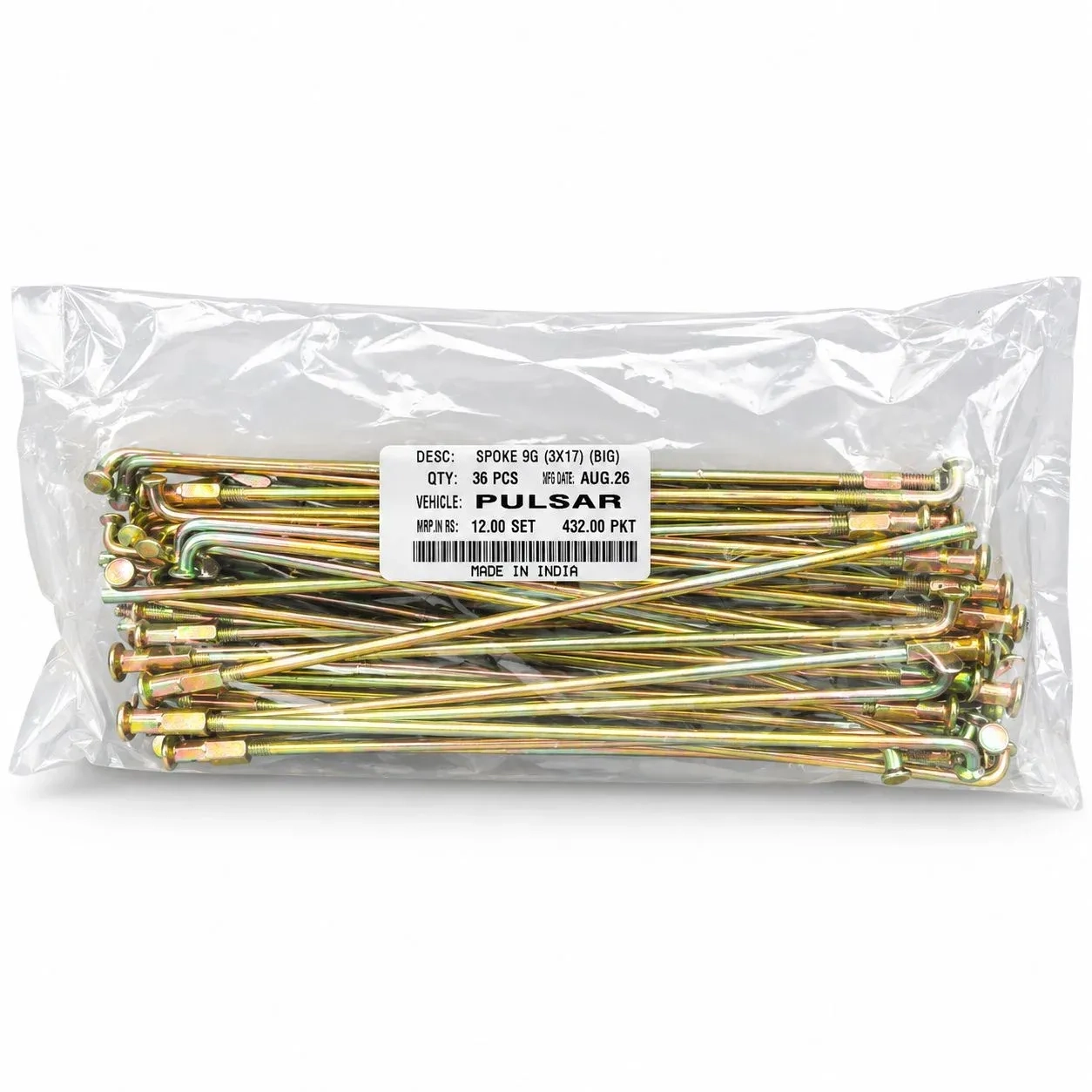 Old Model Pluser Spokes Gold 1
