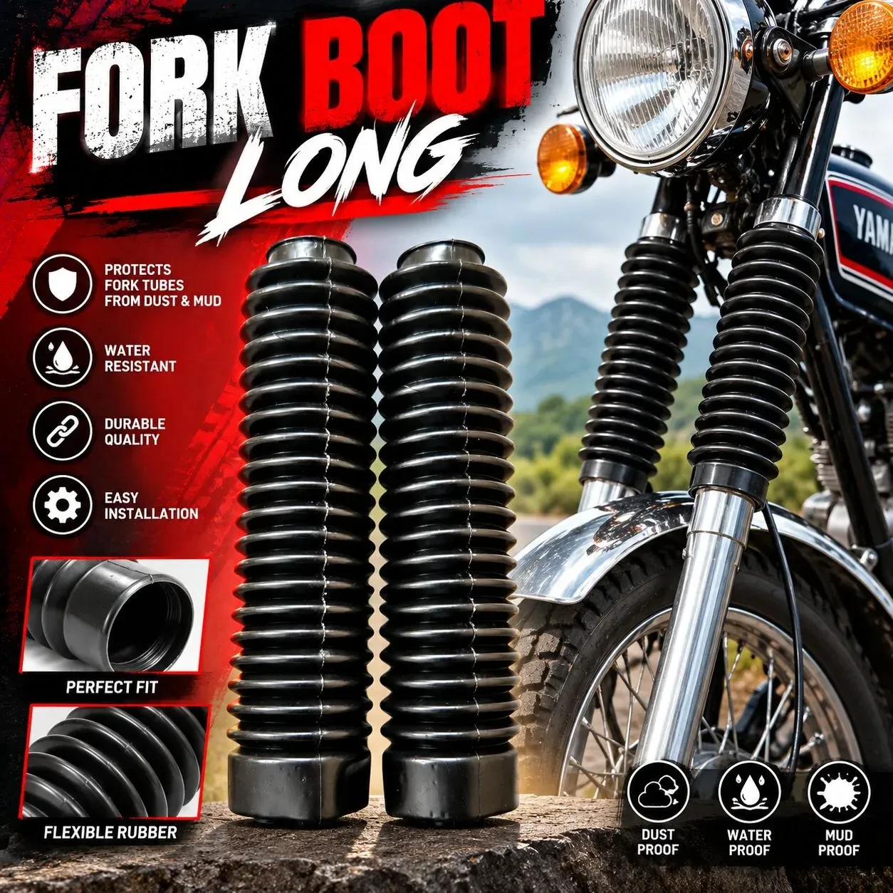 Fork boot long 2