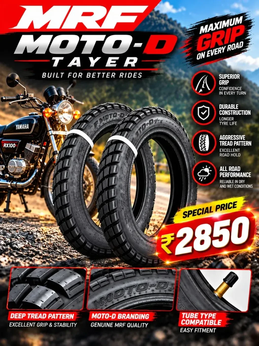 MRF Motod tayer (16 size ) 1