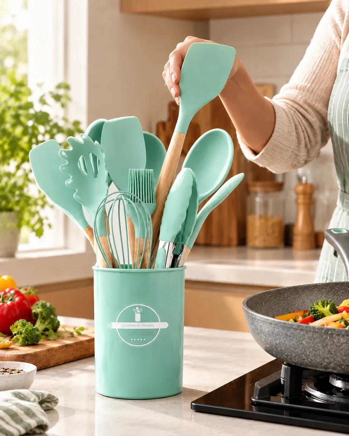 Silicone Spatula Set of 12 for Kitchen 3