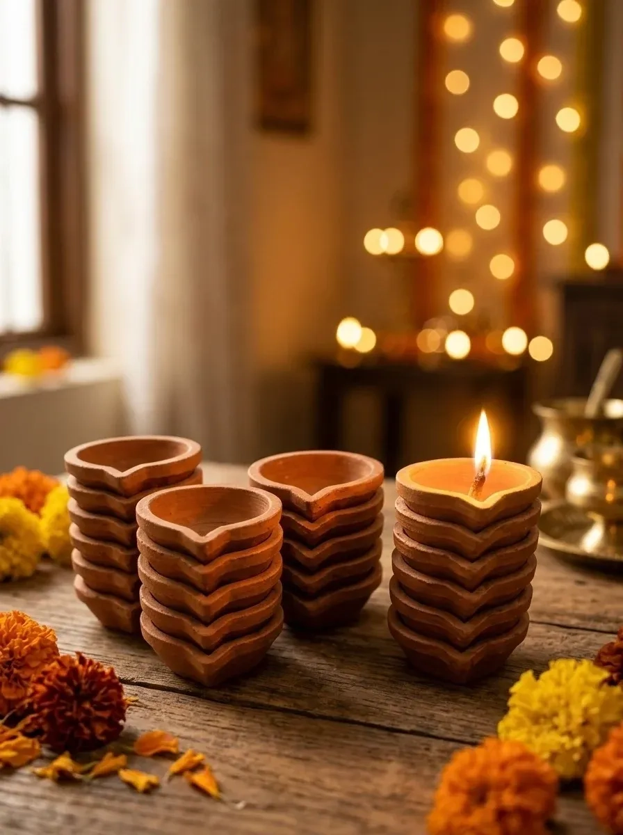 Clay Diyas pack of 50 pieces 1