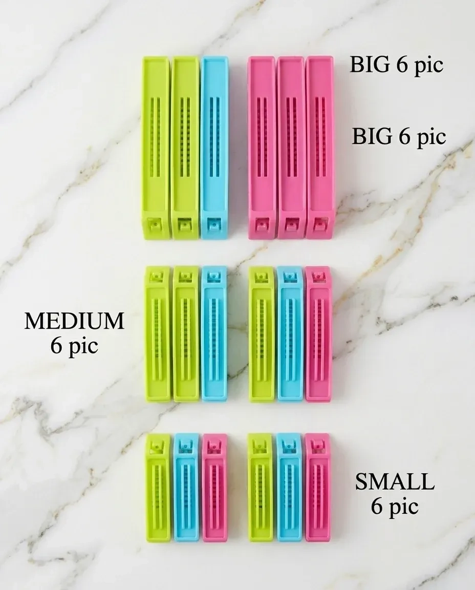 BAG SEALING FOOD CLIP (18 Piece) 2