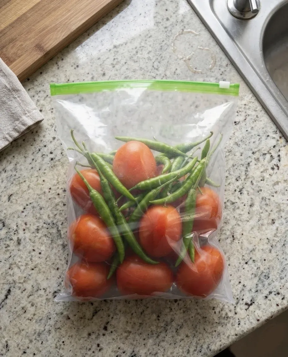 Pack Of 10 Ziplock Pouch Veg Bag 2