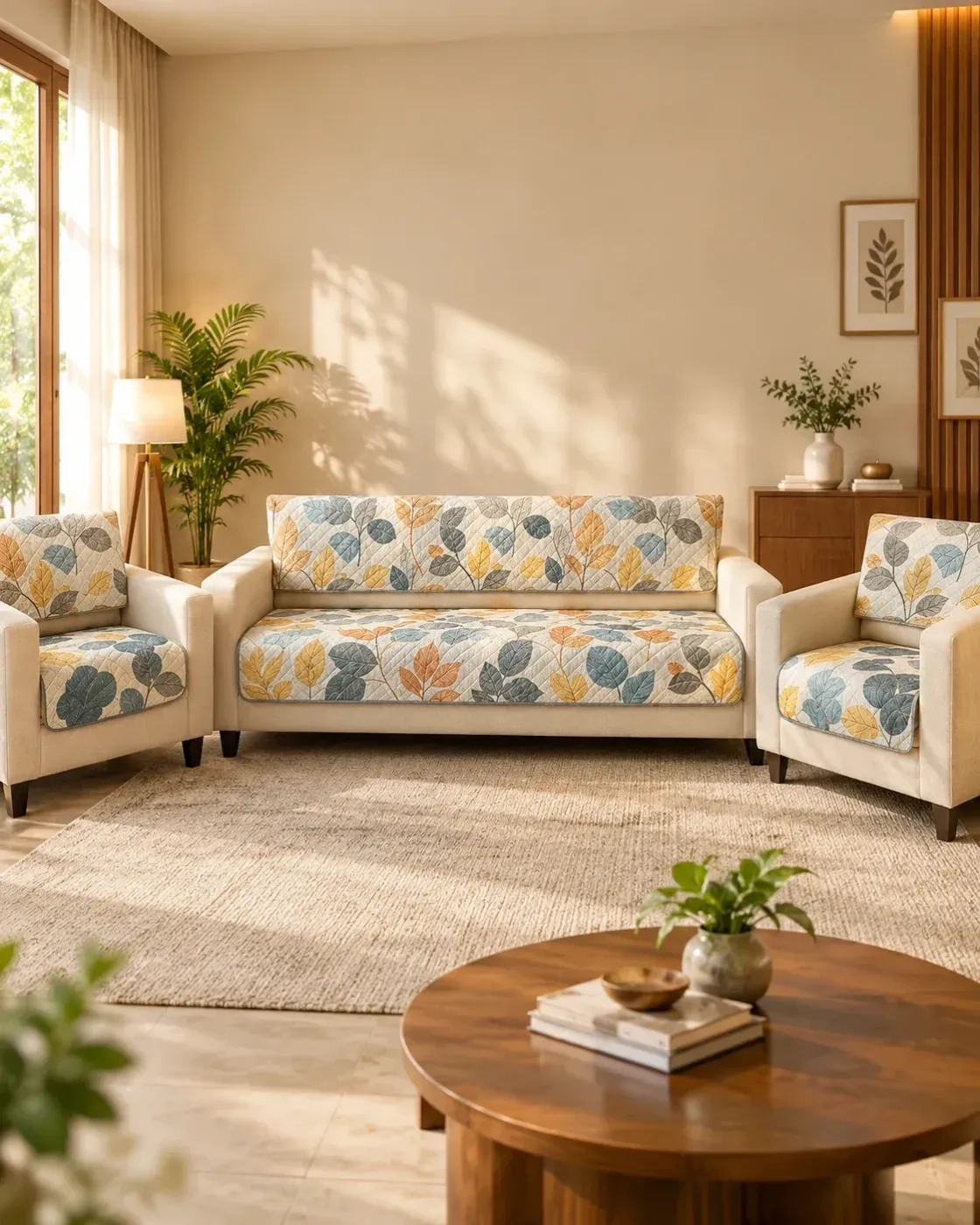 Sofa Cover Set 5 Seater for living Room 1