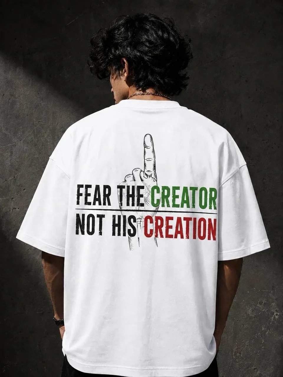 Fear The Creator white 1