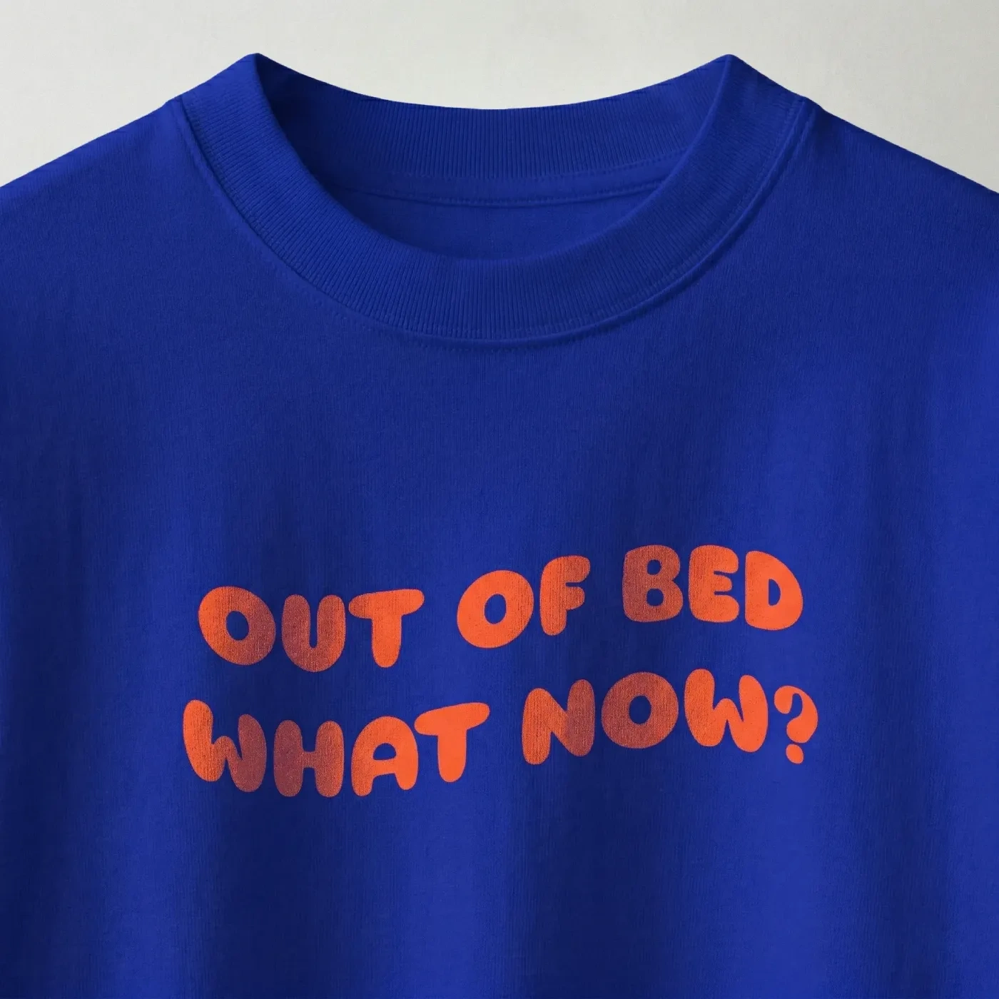 'Out of Bed, What Now' Oversized T-shirt 2