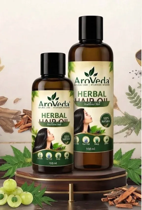 Aroveda Herbal Oil Combo Pack Of 2